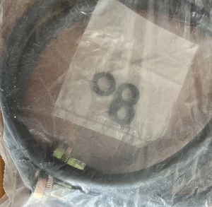 4' Gummi Universal Waschmaschine Heiß & Kalt Schlauch - 2er Pack mit O-Ring Dichtungen - Bild 1 von 3