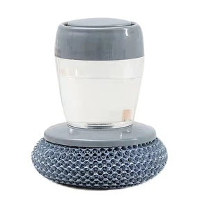 Spazzola Pulizia Cucina Dispensazione Sapone Palmo Utensili Lavastoviglie Pentole Scrubber - Foto 1 di 19