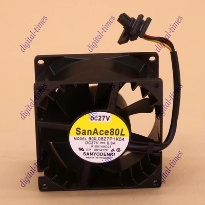 Ventilador inversor One For SANYO novo 9GL0827P1K04 San Ace80L 27V 0.8A frete grátis - Imagem 1 de 4