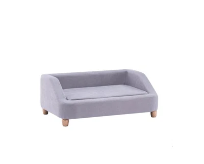 Critter Sitters 36 pulgadas Sofá rectangular gris microfibra para perro de tamaño mediano... Foto 1 de 4