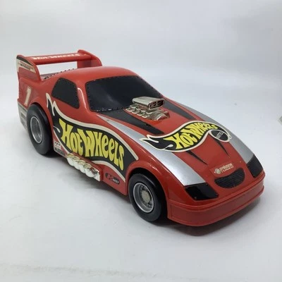 2000 Mattel Hot Wheels Drag Racing Storage Case Funny Car*Holds 14 Cars +bonus - Image 1 of 4