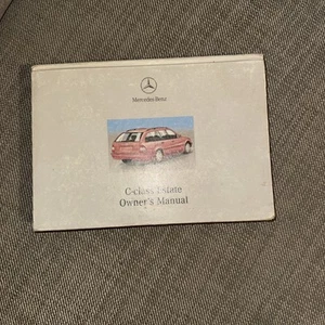 MERCEDES C CLASS ESTATE W202 OWNERS MANUAL HANDBOOK  RARE - HARDBACK - Picture 1 of 4