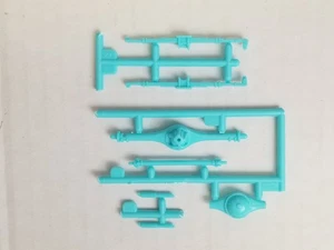 1957 Corvette REAR AXLE SPRINGS SHOCKS DRIVESHAFT from AMT 1:25 Model Kit 57 - Picture 1 of 9