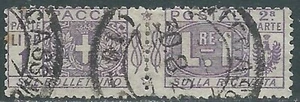 1914-22 REGNO PACCHI POSTALI USATO 1 LIRA - RF11-6 - Imagen 1 de 1