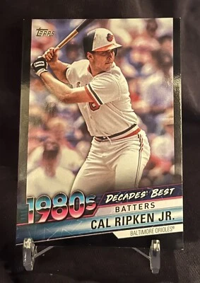 C129 CAL RIPKEN JR 2020 TOPPS DECADES BEST 1980S BATTERS 171/299 DB-44 - Image 1 of 2