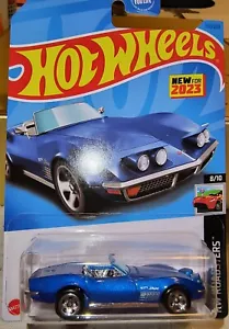 Hot Wheels '72 Stingray Convertible Silver #132 - 2023 HW Roadsters - Picture 1 of 9