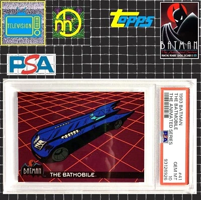 1993 Topps Batman: The Animated Series - #41 Batimóvil - PSA 10 GEMA COMO NUEVO - POP 1 Foto 1 de 4