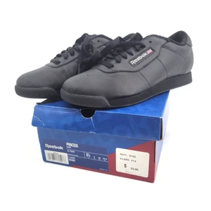Reebok Classic Princess Women's Shoes Black lace up Sneakers 8.5 - Picture 1 of 12