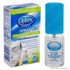 Collirio Optrex ActiMist Spray 2in1 Per Occhi Stanchi e Arrossati 10ml•