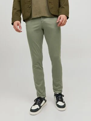 Pantalón Chino Elástico Ajustado Hombre JACK & JONES JPSTMARCO JJBOWIE NUEVO - Imagen 1 de 2
