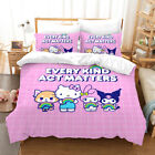 Sanrio Family Bedding Set Kuromi Pillowcase Hello Kitty Duvet Cover