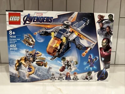 LEGO 76144 Marvel Super Heroes AVENGERS HULK HELICOPTER RESCUE *RETIRED* - Image 1 of 4