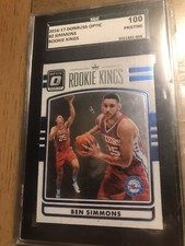 2016-17 Donruss Optic #2 Ben Simmons Rookie Kings SGC 100 Pristine POP 1
