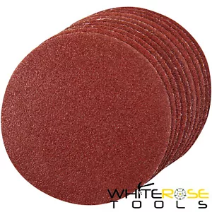 Silverline Sanding Discs Hook & Loop 10 Pack 125-300mm 60-400 Grit Sand Paper - Picture 1 of 1