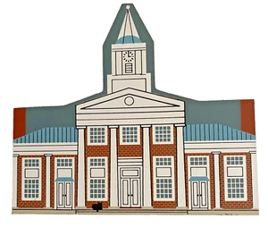 Cat's Meow Fincastle Courthouse Fincatle Virginia Shelf Sitter 1991 firmado - Imagen 1 de 4