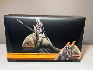 New - Hot Toys The Mandalorian & Blurrg TMS046 - The Mandalorian - No Shipper - Picture 1 of 14