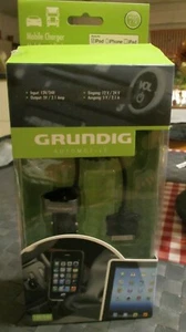 Auto Ladegerät GRUNDIG für iPod, iPad und iPhone  12V/24V - Bild 1 von 1