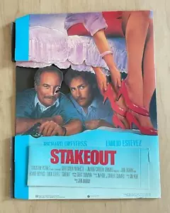 STAKEOUT (1987) 3-D Giant Box VHS Promo Counter Standee Touchstone Video Store - Picture 1 of 9