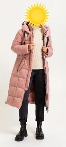 NEU Wintermantel Daunenmantel alt-rosa 42/XL NP 289 € - Bild 1 von 13