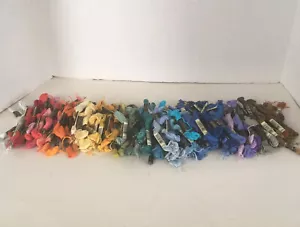 DMC Cross Stitch Floss Crafters Lot Bundle 100% Cotton 133 Skeins JP Coats Vtg - Picture 1 of 11