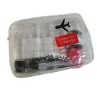 Cable In The Bay Toiletries Pack Bottles Case Carry On Approved Quart Size Clear