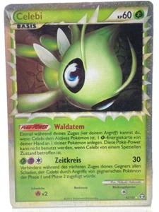 Pokemon Juego de Cartas Coleccionables Heartgold Soulsilver - Triumph 92/102 - Celebi Deutsch Bueno - Imagen 1 de 2