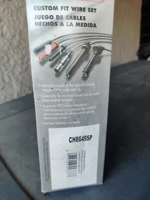 Cables de encendido de bujía Borg Warner CH8649SP 1987-1989 Pathfinder Foto 1 de 4