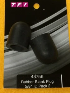 TFI 43756 5/8" (16 mm) Blanking cap x 2 Rubber Black - Picture 1 of 2
