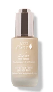 100% Pure 2nd Skin Foundation SHADE 1 Neutrale Foundation mit leichten 1,18 Floz - Bild 1 von 4