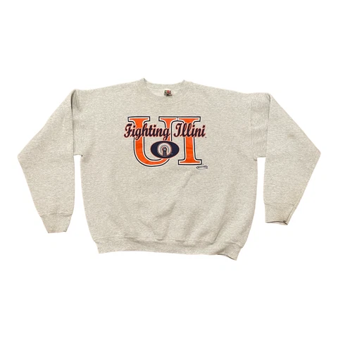 University of Illinois Fighting Illini Crewneck Sweatshirt Adult 2XL Cover