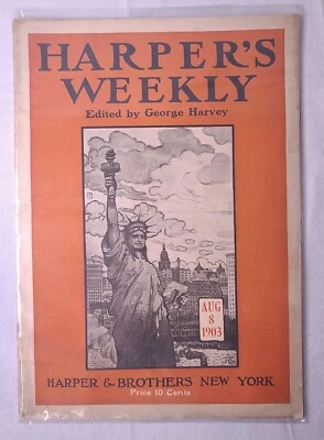 Harper's Weekly, Journal of Civilization Magazine, 08/08/1903, VOL.XLVII/No.2433 - Image 1 of 2