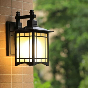 Outdoor Wall Lighting Bar Wall Lighting Gate Wall Lamp Black Porch Wall Sconce - Picture 1 of 8