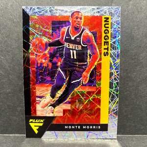 2020-21 FLUX BASKETBALL MONTE MORRIS 48 SILVER LASER PRIZM