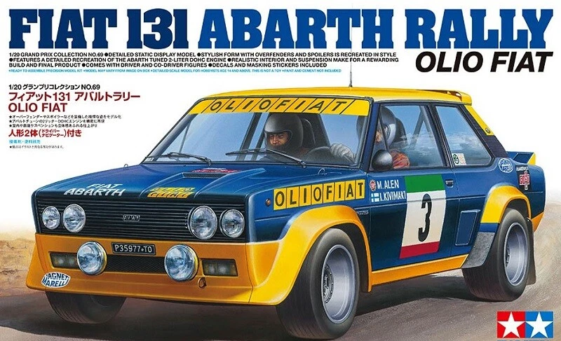 TAMIYA FIAT 131 ABARTH RALLY OLIO FIAT 1:20 COD.20069 - Immagine 1 di 1