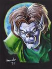 ORIGINAL Painting Scooby-Doo Wolfman 9x12 monster Halloween cartoon fan art