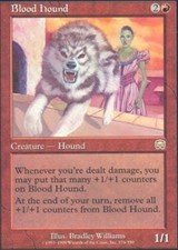 1x Blood Hound MTG Mercadian Masques NM Magic Regular