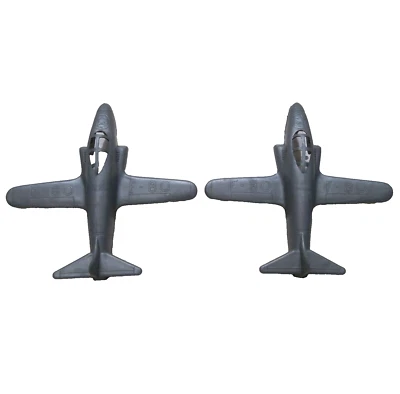 Vintage Ideal Plastic Planes F-80 Toy Military WWII Jet Shooting Star I-2509 Lot - Image 1 of 4