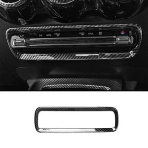 For Benz GLB W247 2020-2022 Carbon Fiber Style Console AC Switch Frame Trim 1PCS - Picture 1 of 5