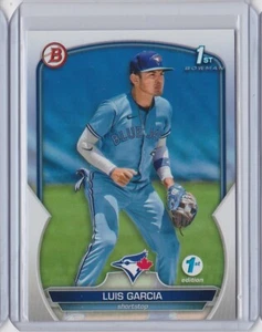 2023 Bowman 1st Edition LUIS GARCIA Toronto Blue Jays (1st BOWMAN 1st EDITION) - Picture 1 of 2