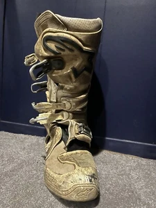 ALPINESTARS TECH 7 MOTORCYCLE MOTOCROSS BOOTS MEN'S SIZE 13 White - Picture 1 of 9