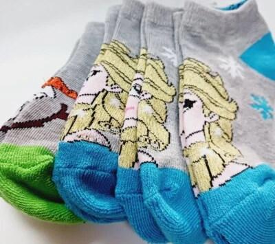 Nickelodeon 4 Pairs Socks, Assorted, Girl's Shoe Size: 10.5-4 - Image 1 of 2