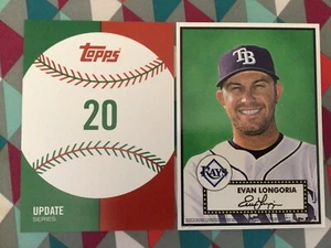 Evan Longoria #20 - 1952 Strahlen 60/99 hergestellt 2015 Topps 52 Tribute Update 5x7 - Bild 1 von 1