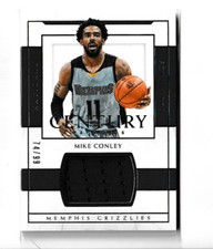 2016-17 Panini National Treasures Century Mike Conley Jsy Card #74/99