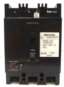 AB De-Ion Westinghouse 750 VDC 15 Amp 3-Pole Series Circuit Breaker 2604D99G11 - Picture 1 of 10