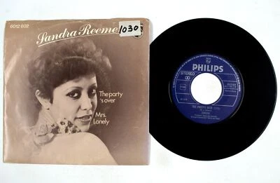 Sandra Reemer – The Party 's Over / Mrs. Lonely 7" Vinyl NM/VG AQ888 - Image 1 of 4