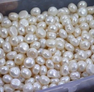 42 CT 7 Pieces Natural Pearl White Cabochon Shape Loose Gemstone Lot - Image 1 of 2