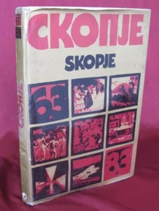 1983 RARE COMMEMORATIVE HARDCOVER PHOTO ALBUM BOOK SKOPJE MACEDONIA - Picture 1 of 13