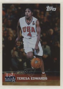2000 Topps Team USA Gold Teresa Edwards #42 HOF