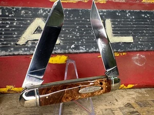 Case Classic Zipper Muskrat 1993 Factory Sample Rare Burlwood ONE OF ONE!!! - Picture 1 of 16