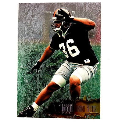 Jerome Bettis 1996 Fleer Metal Card #96 NFL Pittsburgh Steelers - Image 1 of 2